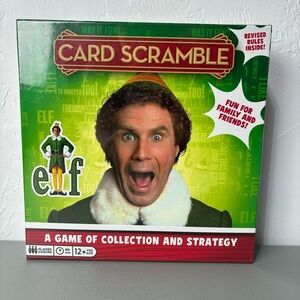Card Scramble ELF Christmas Game NEW SEALED Ages 12+ 2-4 Players Strategy
